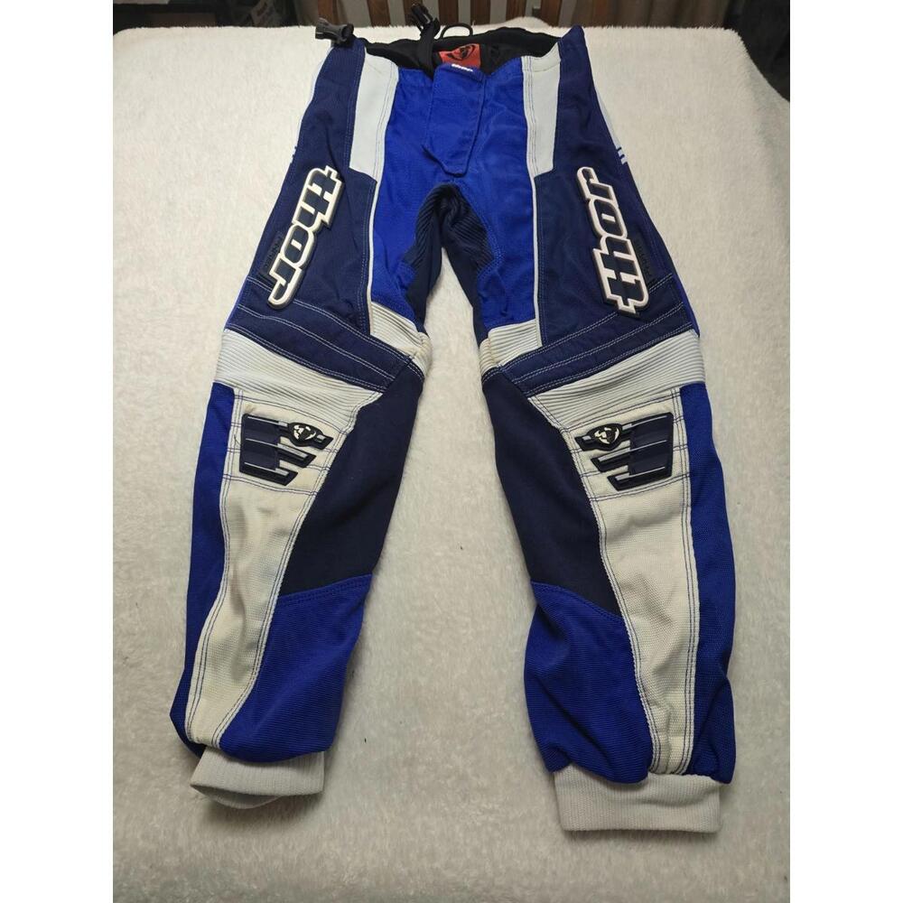 Thor MX Phase Motorcross Pant Blue Youth 22 #1210 Pre-owned
